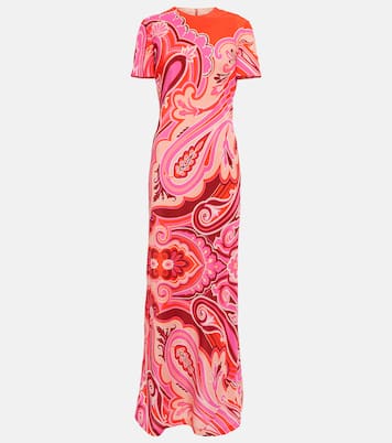 Printed silk gown | Etro