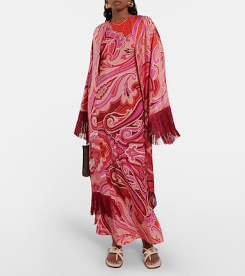Printed silk gown | Etro