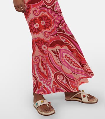 Printed silk gown | Etro