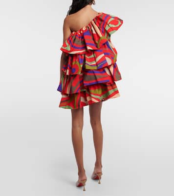 Marmo tiered cotton minidress | Pucci