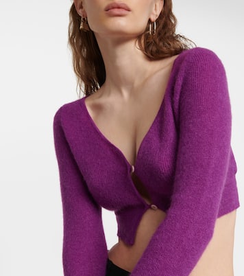 Le Cardigan Alzou cropped cardigan | Jacquemus