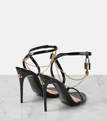 Sandalen Keira aus Lackleder | Dolce&Gabbana