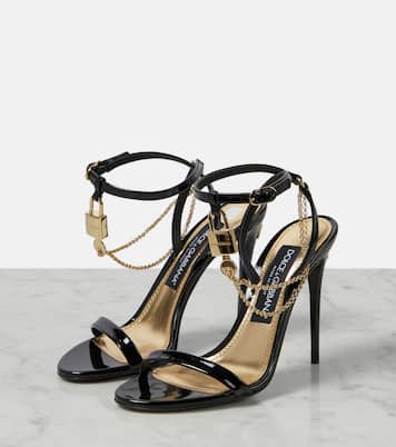 Sandalen Keira aus Lackleder | Dolce&Gabbana