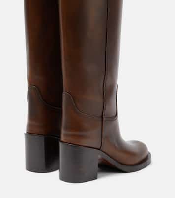 Stivali in pelle | Miu Miu