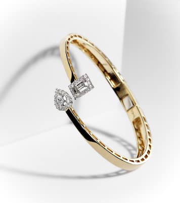 Jonc en or 18 ct et diamants | Yeprem