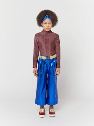 Metallic flared pants | Bobo Choses