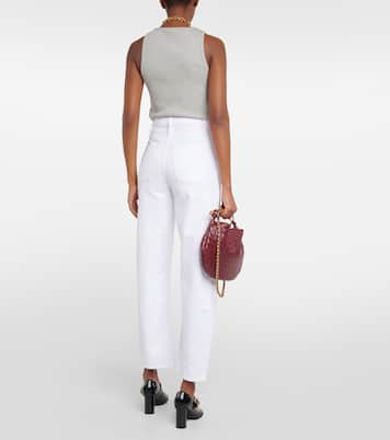 Jeans Long Barrel a vita alta | Frame