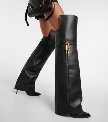Cuissardes Shark Lock en cuir | Givenchy