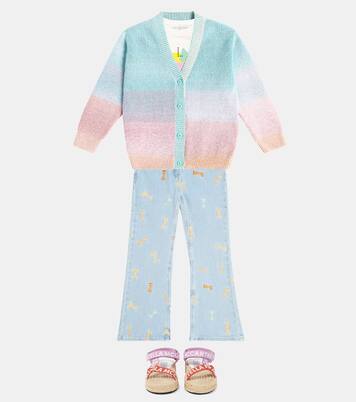 Cárdigan de algodón a rayas | Stella McCartney Kids