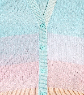 Cárdigan de algodón a rayas | Stella McCartney Kids