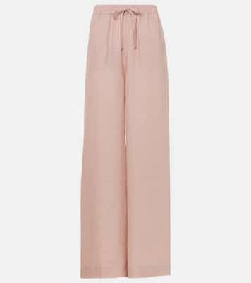 Weite Hose Graysen aus Leinen | Loro Piana