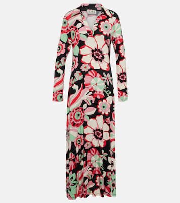 Vestido midi Tillie de jersey floral | Rixo
