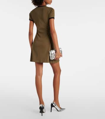 Cotton jersey minidress | Courrèges