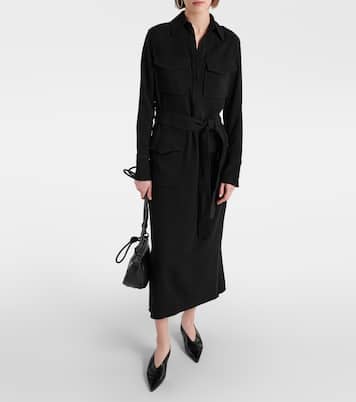 Abito midi Vanessa in crêpe | Proenza Schouler