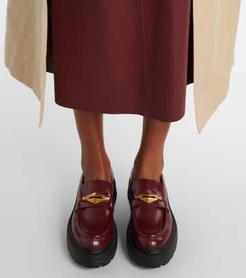 Marlow embellished leather loafers | Jimmy Choo