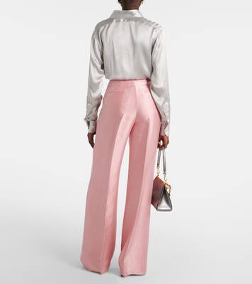 Weite Hose Slouchy Elegance aus Satin | Dorothee Schumacher