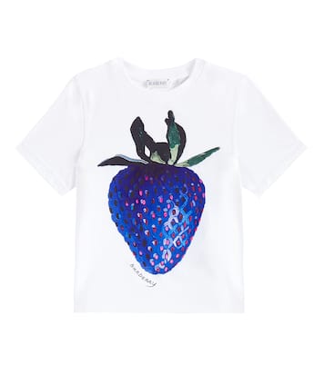 T-shirt Cedar Strawberry in cotone | Burberry Kids