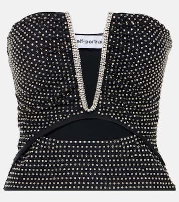 Top bustier à ornements | Self-Portrait
