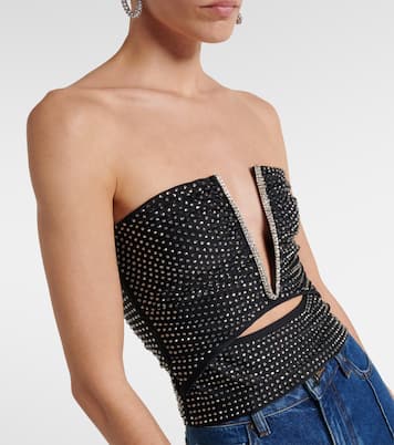 Top bustier à ornements | Self-Portrait