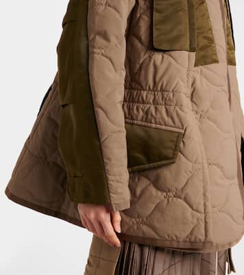 Cappotto trapuntato in ripstop | Sacai