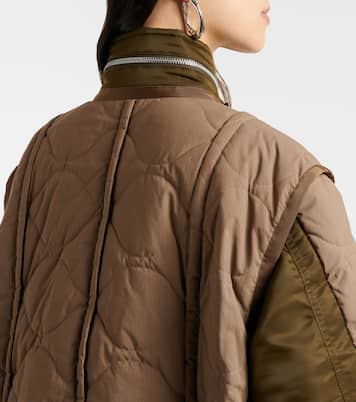 Cappotto trapuntato in ripstop | Sacai