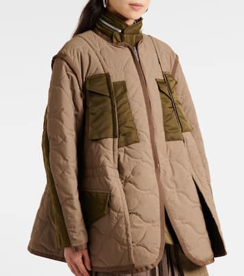 Cappotto trapuntato in ripstop | Sacai