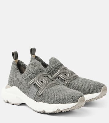 Sneakers Kate aus Strick mit Leder | Tod's