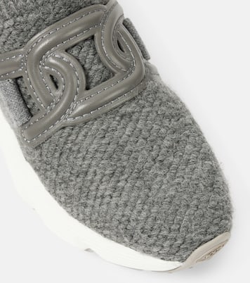 Sneakers Kate aus Strick mit Leder | Tod's