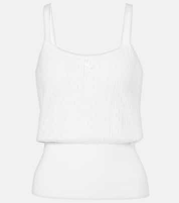Pointelle cotton and cashmere camisole | JW Anderson
