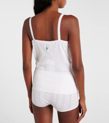 Pointelle cotton and cashmere camisole | JW Anderson