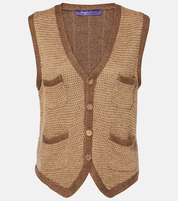 Weste aus Leinen und Seide | Ralph Lauren Collection