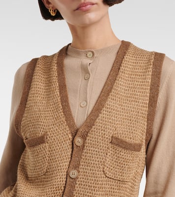 Weste aus Leinen und Seide | Ralph Lauren Collection