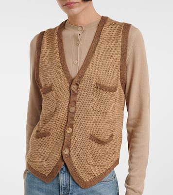Weste aus Leinen und Seide | Ralph Lauren Collection