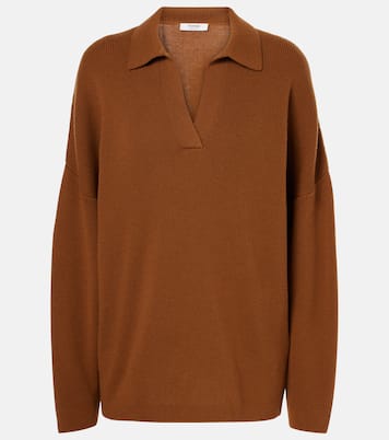 Louise wool and cashmere polo sweater | Fforme