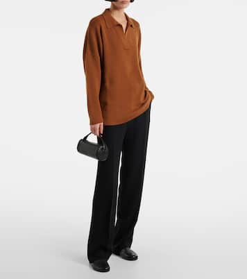 Louise wool and cashmere polo sweater | Fforme