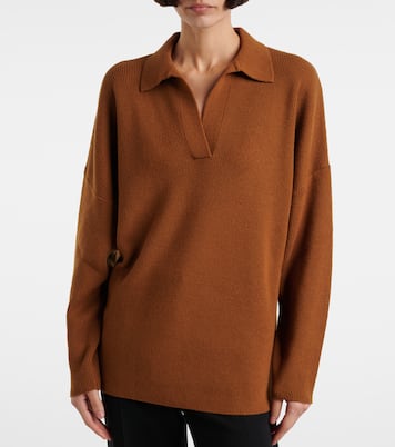 Louise wool and cashmere polo sweater | Fforme