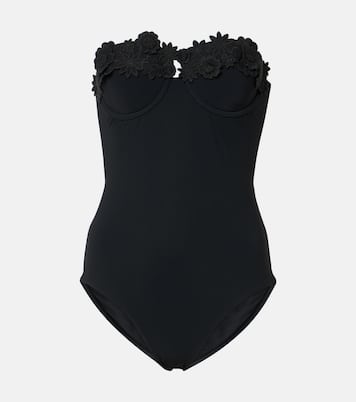 Maillot de bain Everley brodé à fleurs | Zimmermann