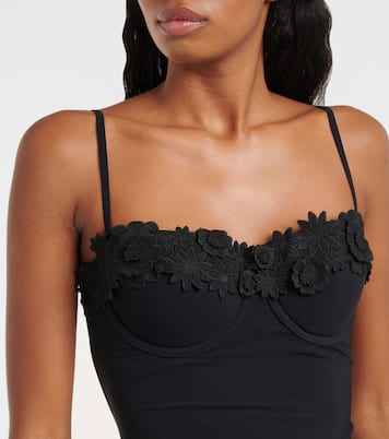 Maillot de bain Everley brodé à fleurs | Zimmermann