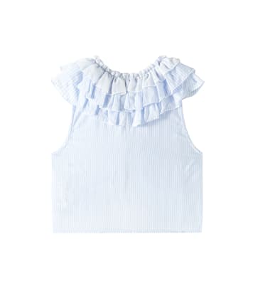 Top a righe con volant | Monnalisa