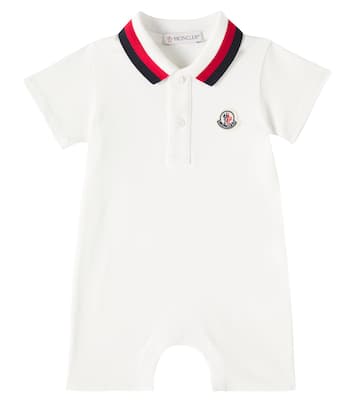 Baby - Jumpsuit corta in misto cotone | Moncler Enfant