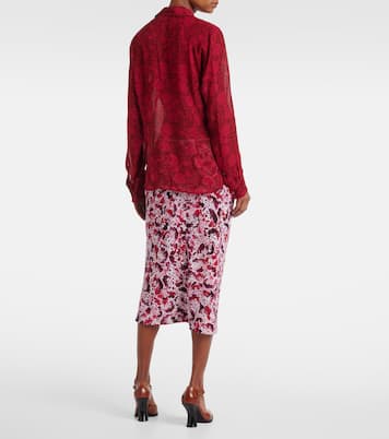 Camisa en jacquard floral | Dries Van Noten