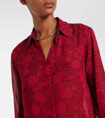 Camisa en jacquard floral | Dries Van Noten