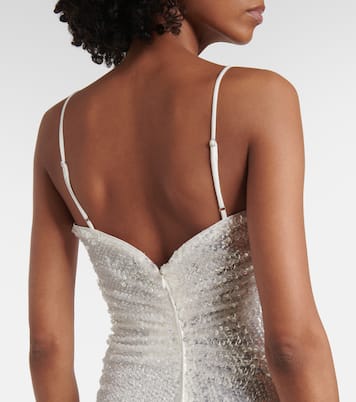 Abito sottoveste con paillettes | Jacques Wei