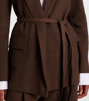 Blazer Uberta in jacquard di misto cotone | Max Mara