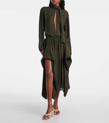 Mules Cube 75 in suede con zeppa | Alaïa