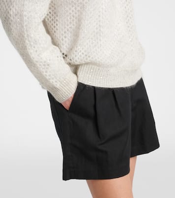 Pullover in maglia a coste | Brunello Cucinelli