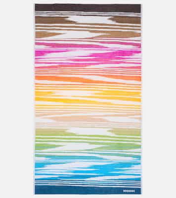 Fiammetta cotton terry beach towel | Missoni