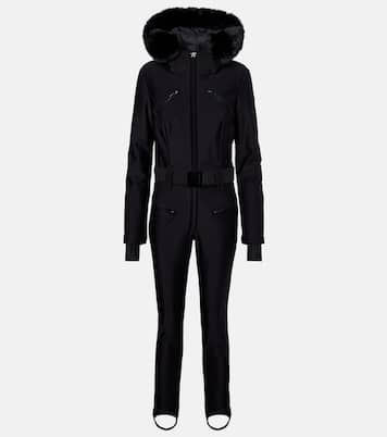 Glisser faux fur-trimmed ski jumpsuit | Goldbergh