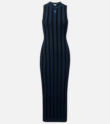 Anagram striped maxi dress | Loewe