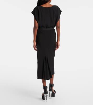 Charmeuse midi skirt | Rick Owens